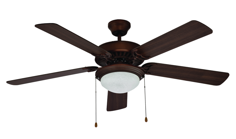 1LT FAN- W/LIGHT KIT E26-ROB-M-1/2" ROD